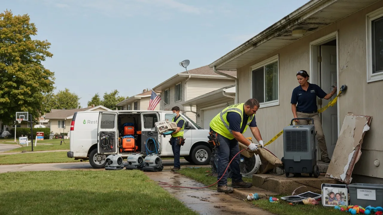Water Damage Restoration in Halliday, ND near me
